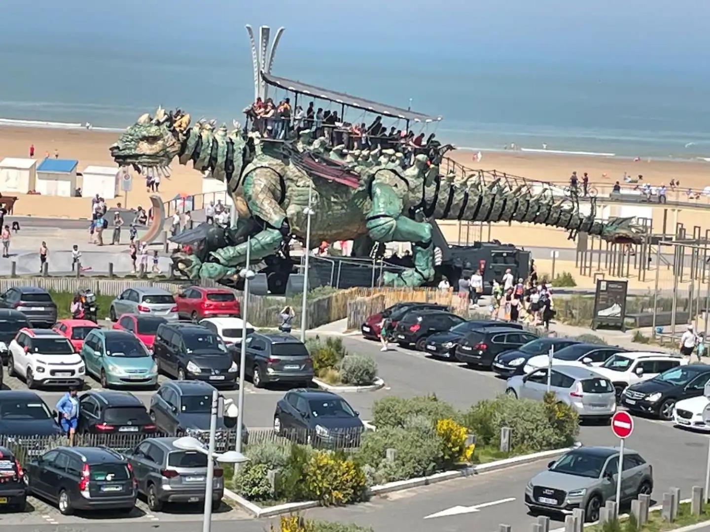 Studio-Calais Plage-Front De Mer Esterno foto
